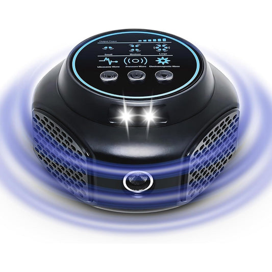 Ultrasonic Rodent Repellent Plug-In, 3200 sq ft Coverage, 360° Coverage, Silent Operation, Chemical-Free