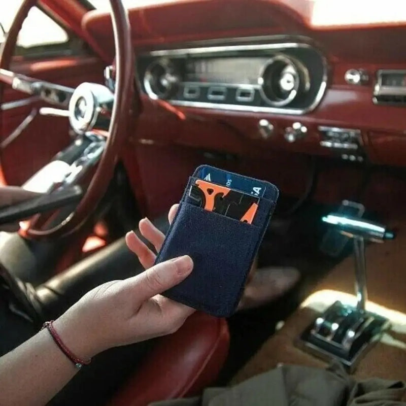 Ultra-Thin Portable Card Phone Holder for Wallet & Desk