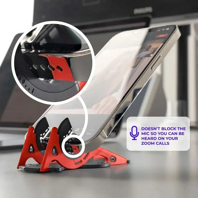 Ultra-Thin Portable Card Phone Holder for Wallet & Desk