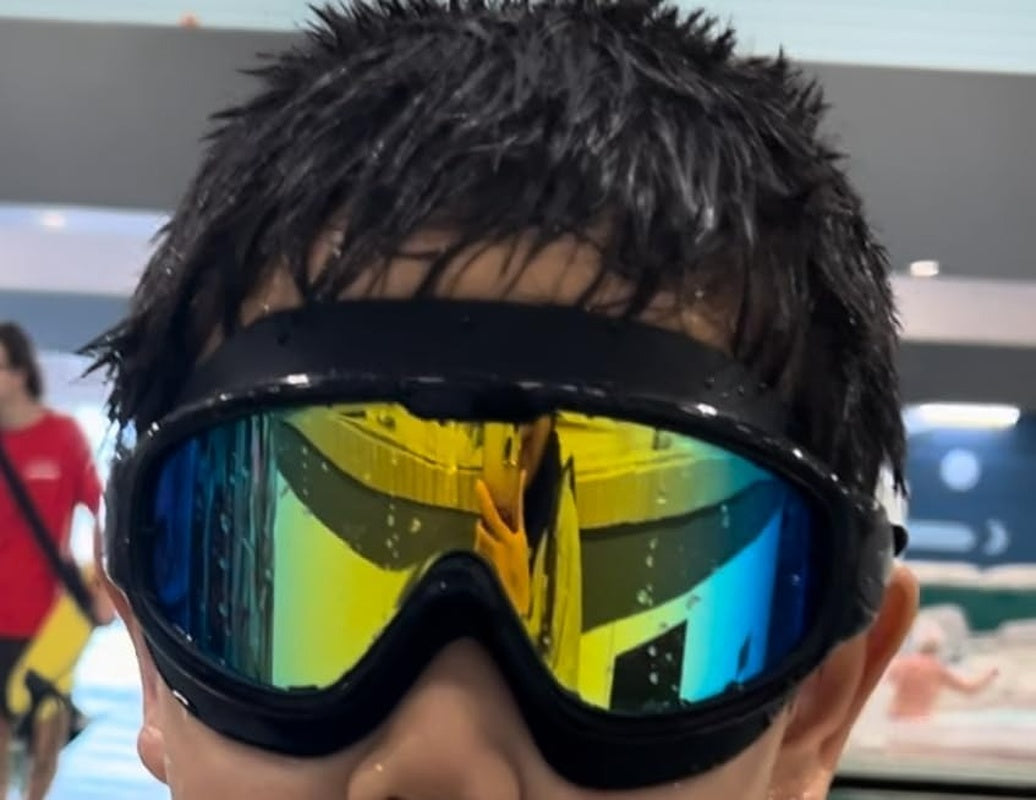 Uni-Sex No Leak Swim Glasses with UV Protection, Anti-Fog Coating, Waterproof Seal