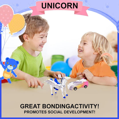 Unicorn Transforming Toy, Sparks Imagination, Coordination & Observation, Safe for Ages 2+
