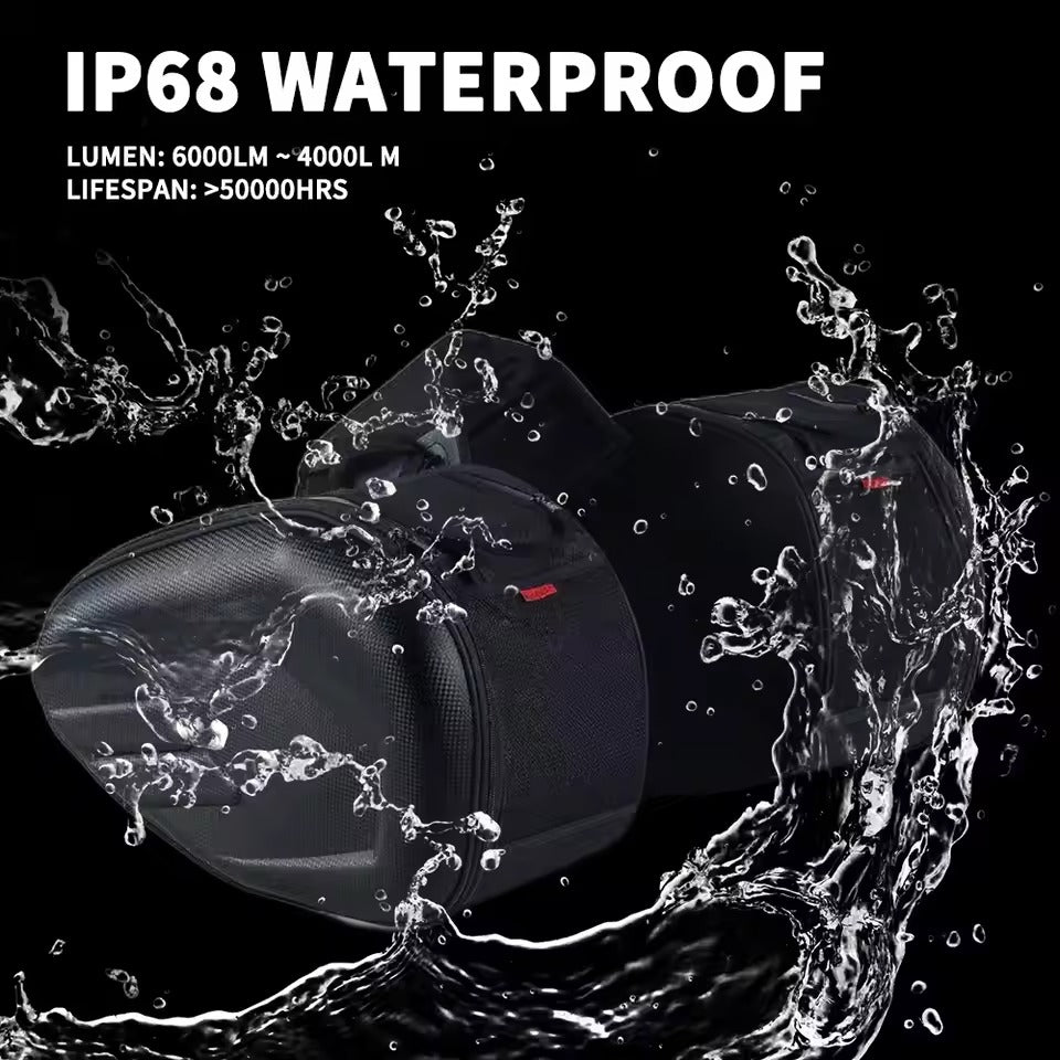 Universal Frameless Motorcycle Saddle Bag - Motorcycle Waterproof Rear Back Bag