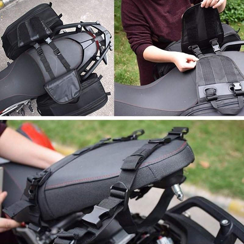 Universal Frameless Motorcycle Saddle Bag - Motorcycle Waterproof Rear Back Bag