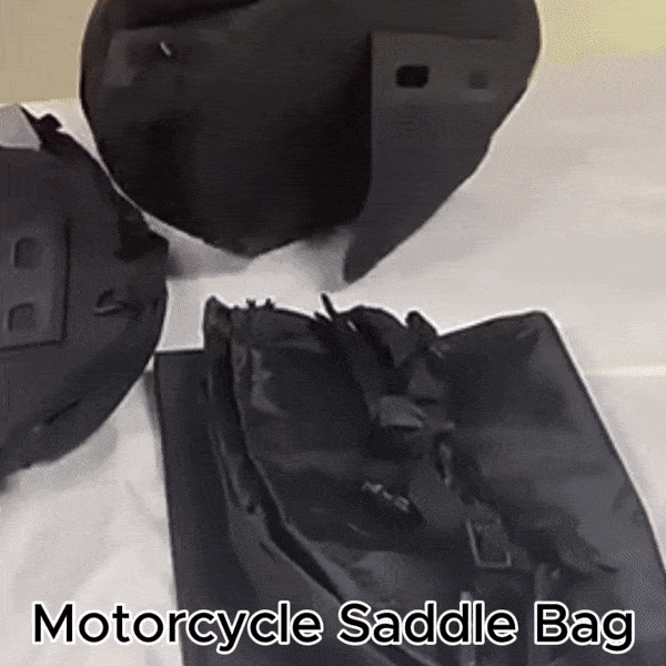 Universal Frameless Motorcycle Saddle Bag - Motorcycle Waterproof Rear Back Bag