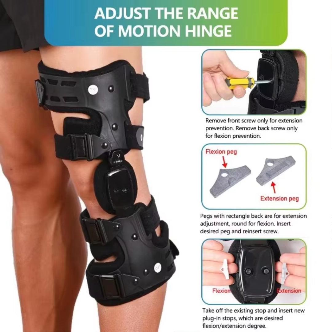 Unloader Knee Support Brace with Medial and Lateral Support Helps Stabilize the Joint