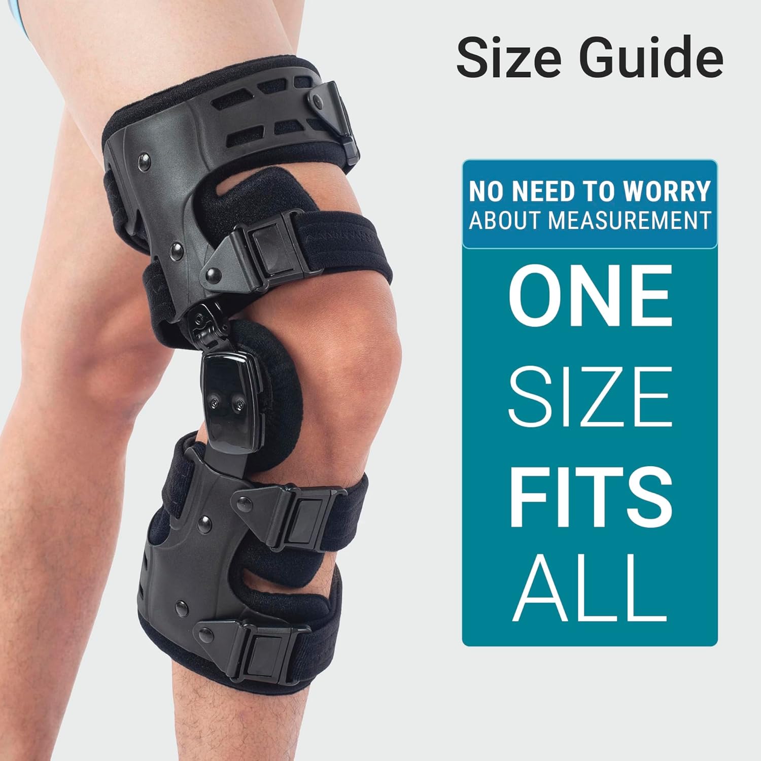 Unloader Knee Support Brace with Medial and Lateral Support Helps Stabilize the Joint