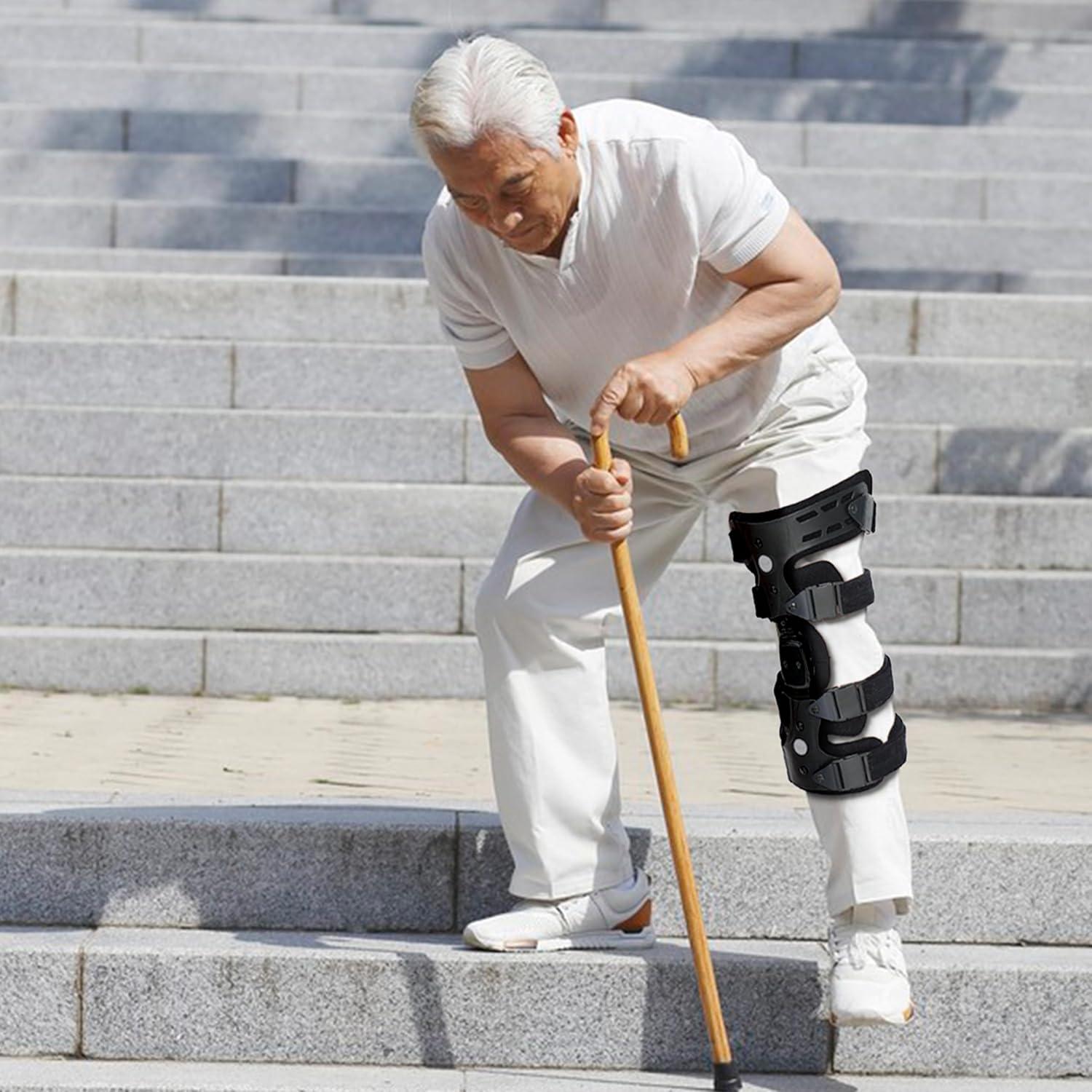 Unloader Knee Support Brace with Medial and Lateral Support Helps Stabilize the Joint