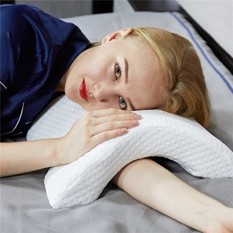 U-Shaped Memory Foam Orthopedic Pillow for Side Sleepers