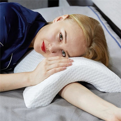 U-Shaped Memory Foam Orthopedic Pillow for Side Sleepers