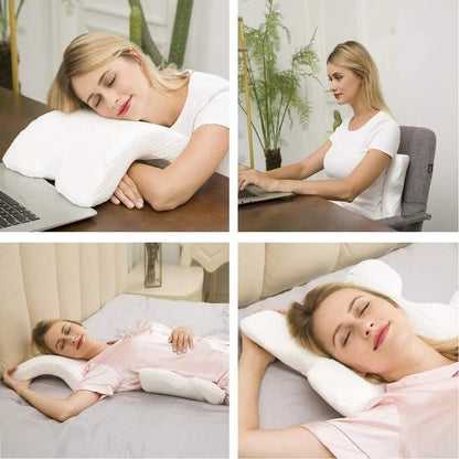 U-Shaped Memory Foam Orthopedic Pillow for Side Sleepers
