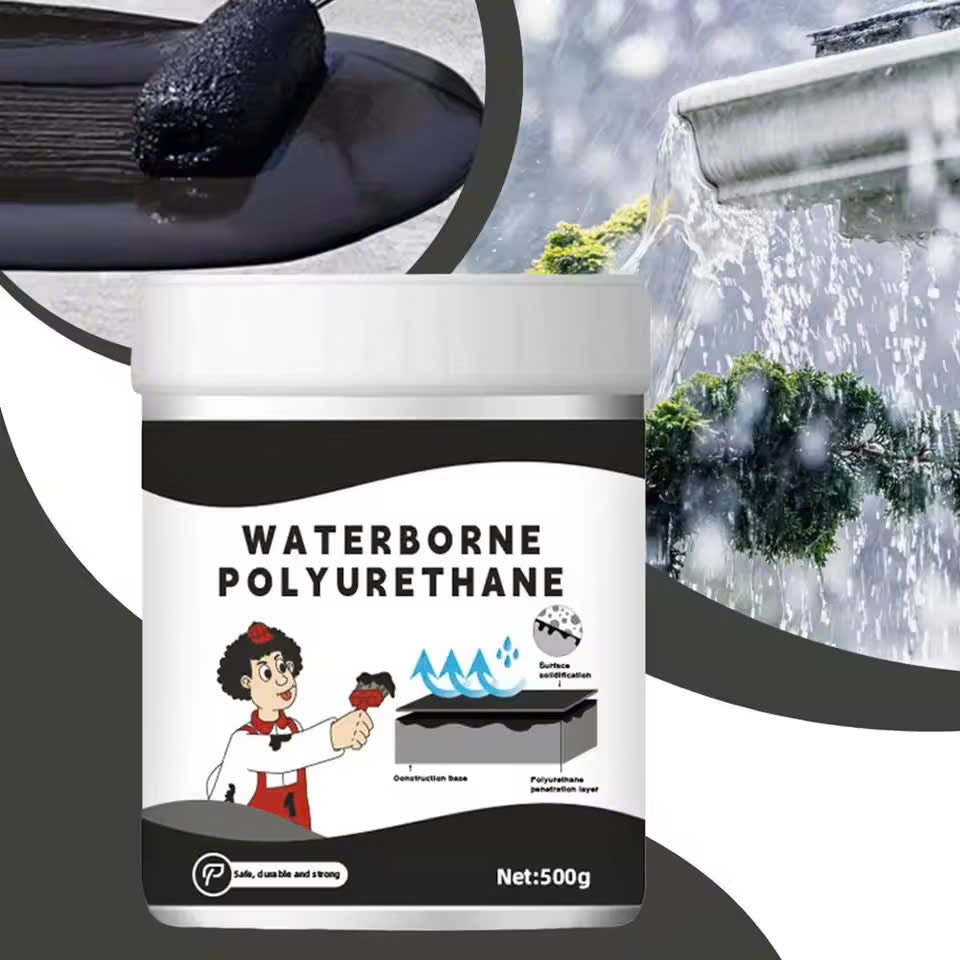 Water-Based Roof Sealant Coating with Safe Materials, UV Resistance, Easy Application and Portable Design