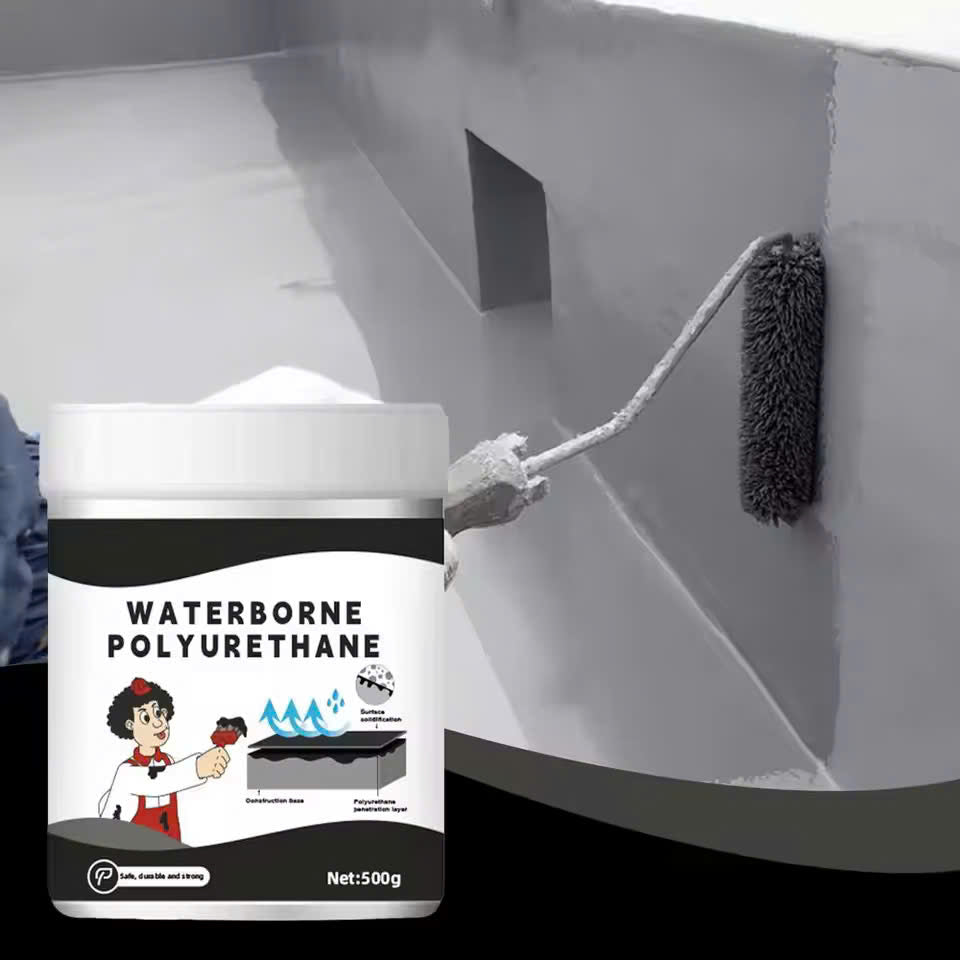 Water-Based Roof Sealant Coating with Safe Materials, UV Resistance, Easy Application and Portable Design