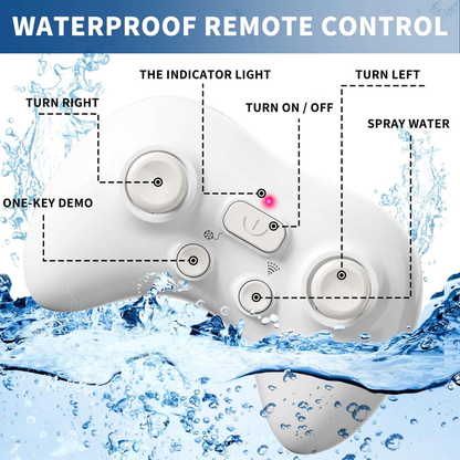 Water Spray Remote Control Shark Toy Electric Toy under the Water Gift for Kids