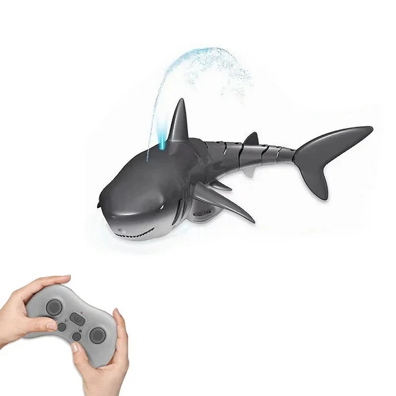 Water Spray Remote Control Shark Toy Electric Toy under the Water Gift for Kids