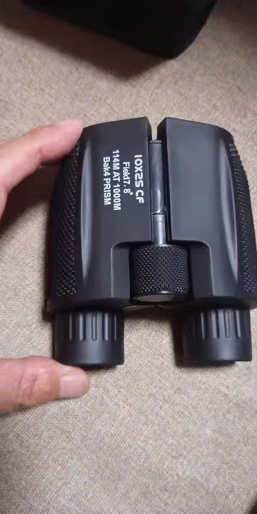 Waterproof High-Power Night-Vision Binoculars for Adults and Kids with 10×25 Magnification, Carrying Strap, Storage Pouch