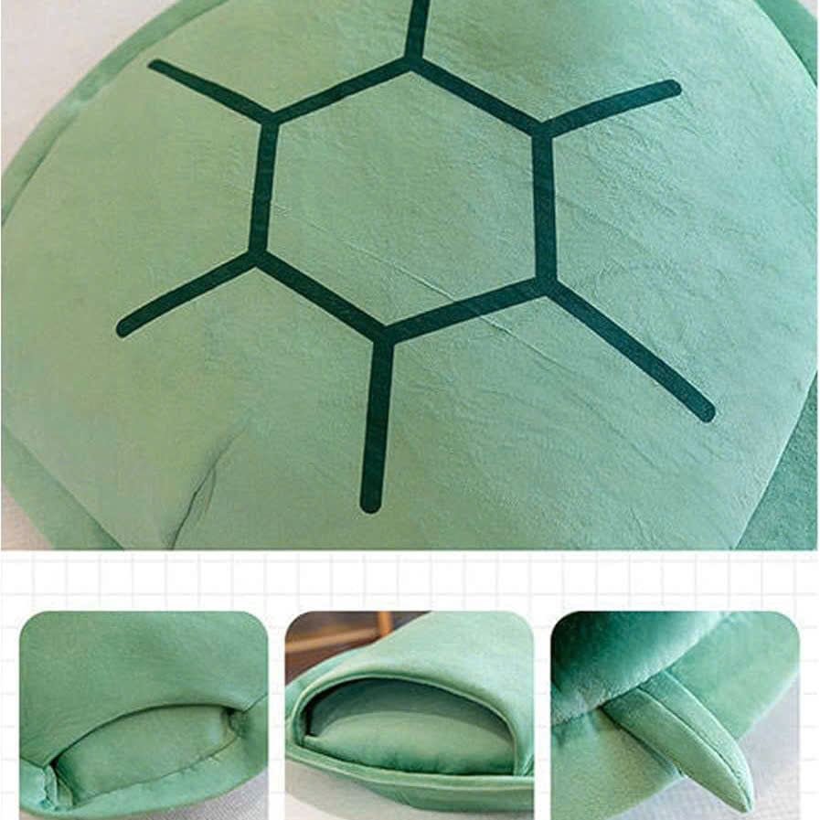 Wearable Turtle Shell stuffed Animal Large Toy Plush Pillow Includes Filler Sea Turtle Costume stuffed Animal Gift For Kids Adults