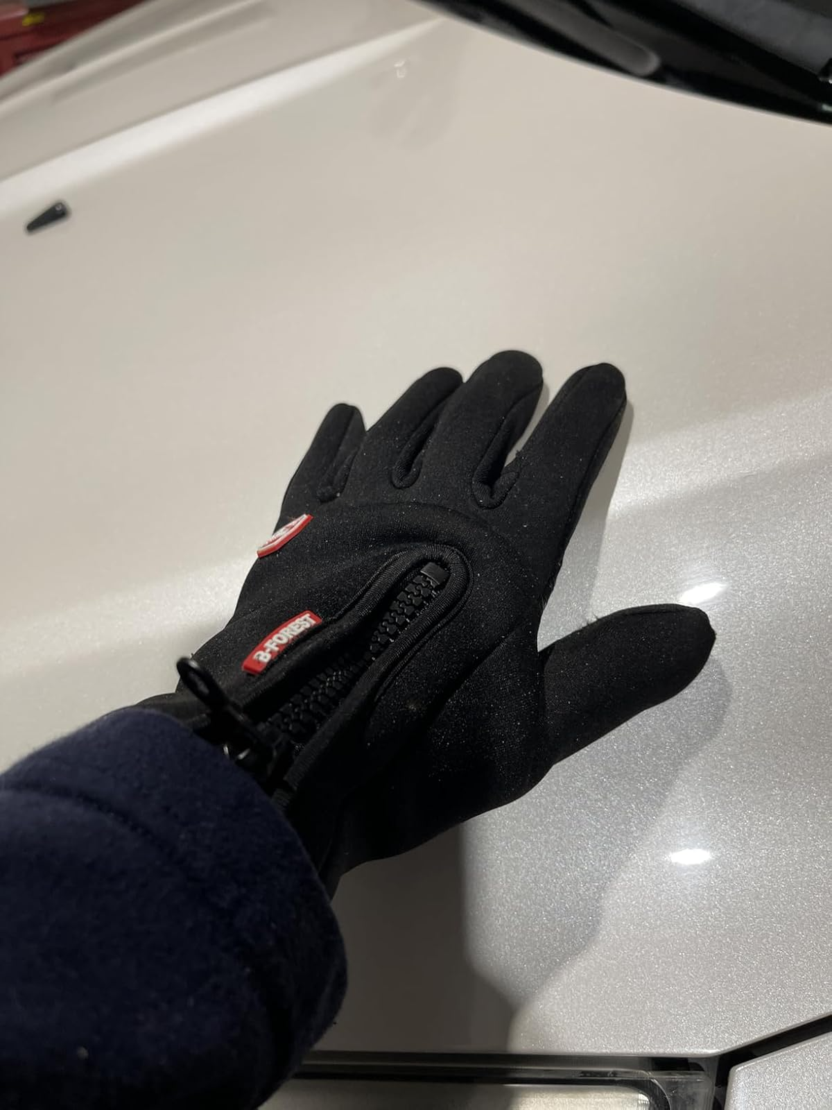 Weather Windproof Waterproof Heated Gloves with Touchscreen, Non-Slip