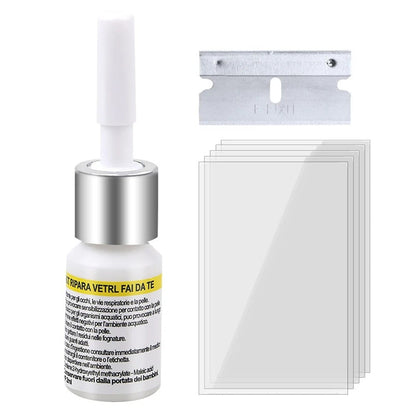 Windshield Crack Repair Kit with Vacuum Function