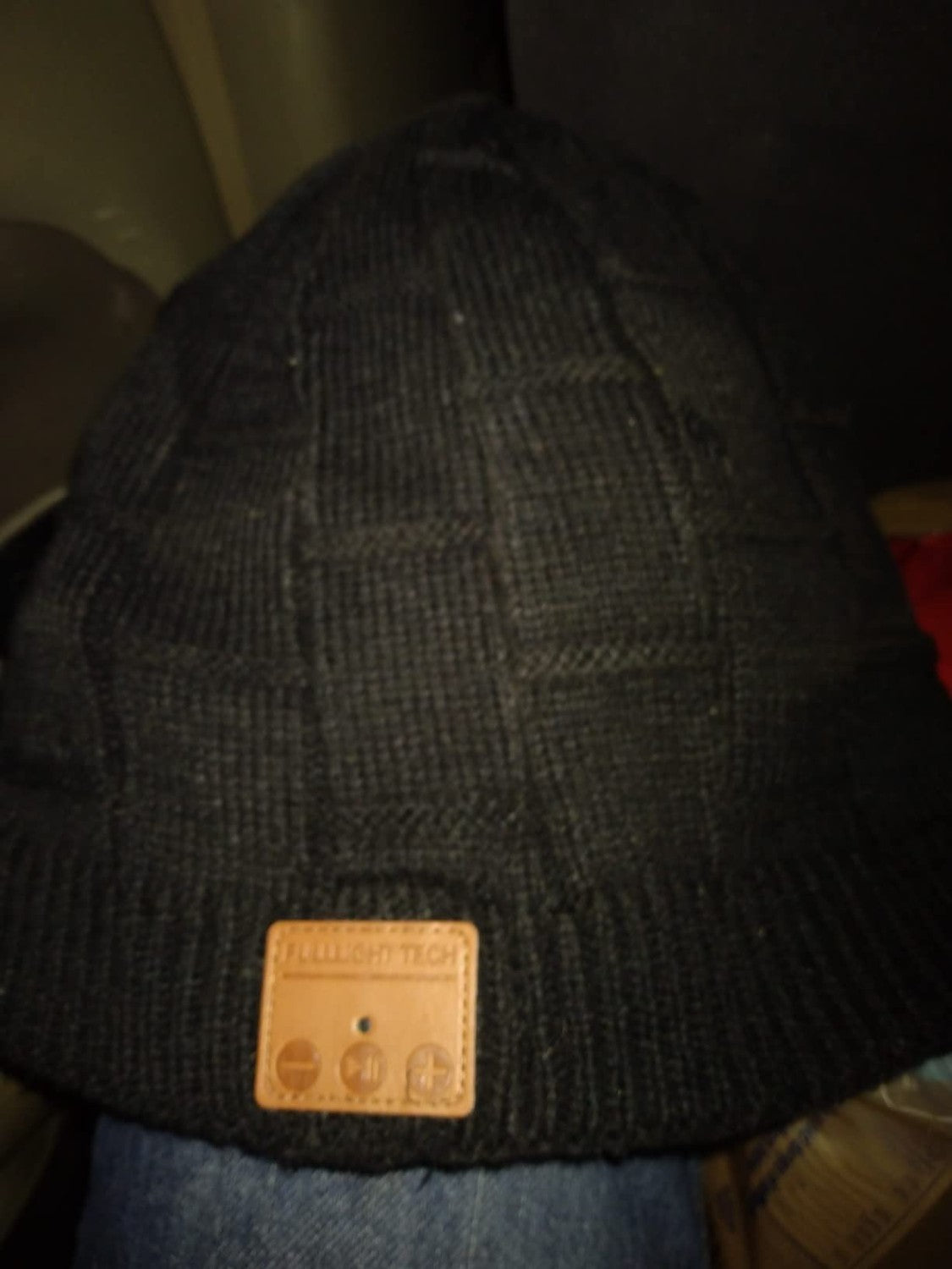 Wireless Bluetooth Music Beanie with Built‑In Headphones and LED Light