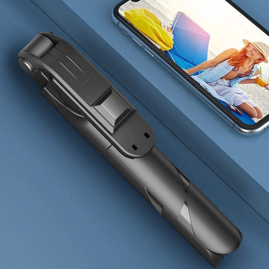 Wireless Bluetooth Selfie Stick with Extendable Stick, Tripod Stand, Rotatable Phone Hold
