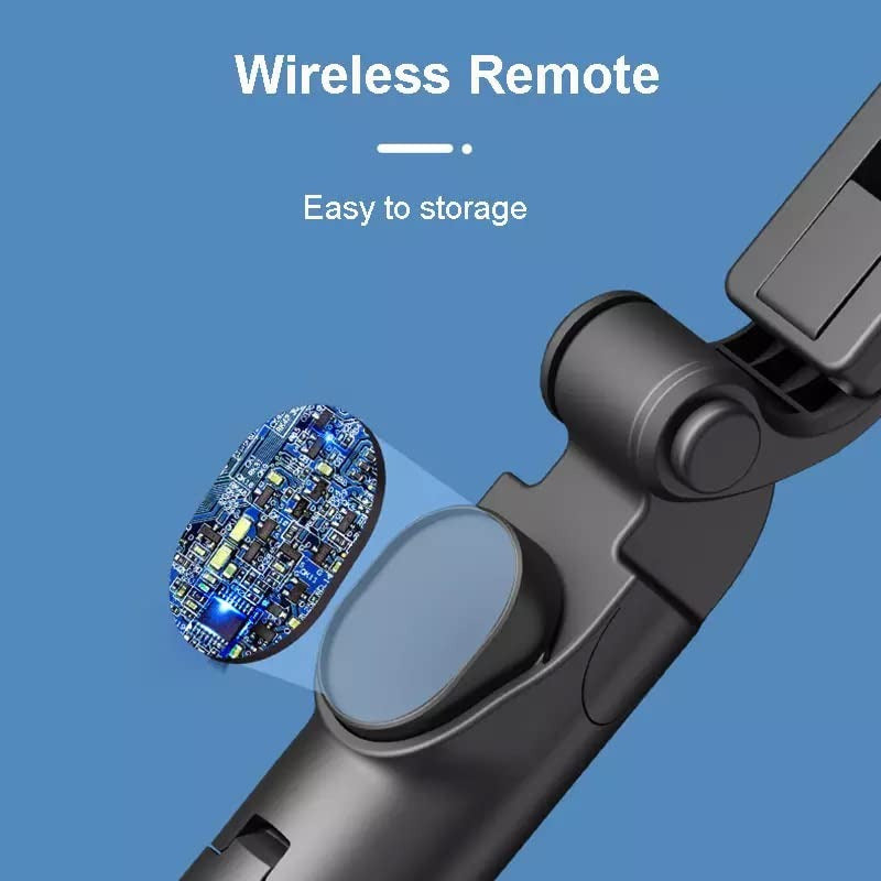 Wireless Bluetooth Selfie Stick with Extendable Stick, Tripod Stand, Rotatable Phone Hold