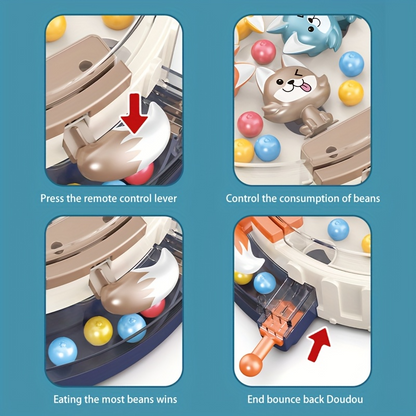 Wolf Eating Beans Console Family Interactive, Educational Board Game, Safe for Ages 3+