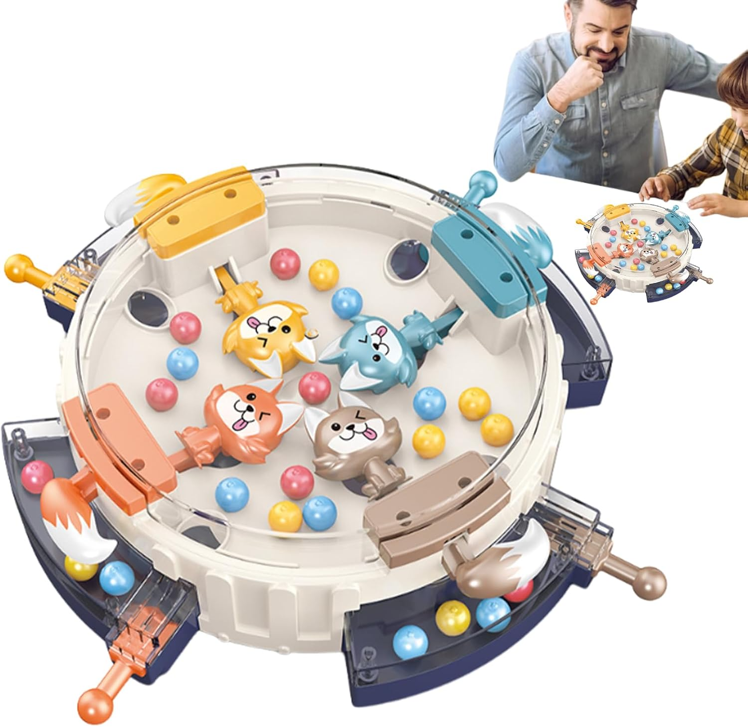 Wolf Eating Beans Console Family Interactive, Educational Board Game, Safe for Ages 3+