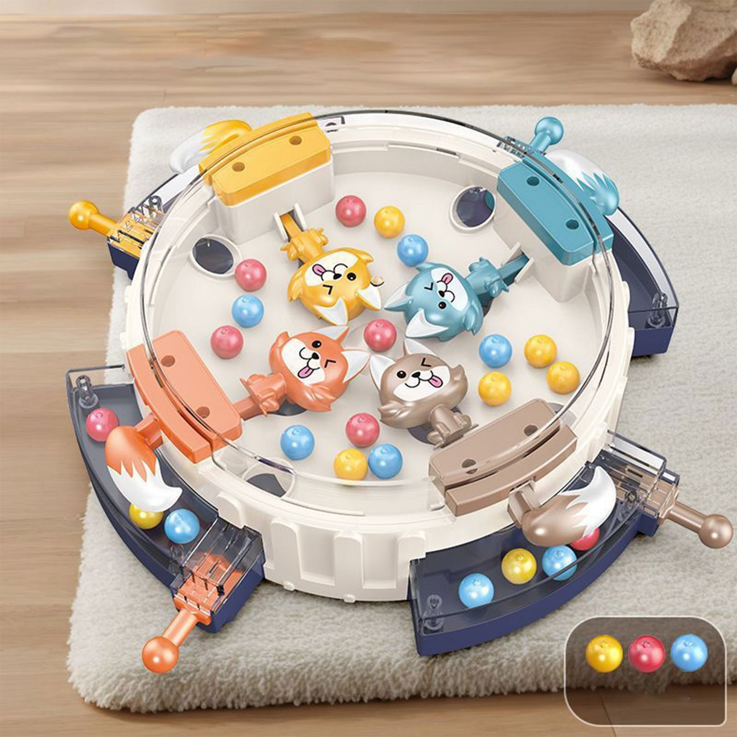 Wolf Eating Beans Console Family Interactive, Educational Board Game, Safe for Ages 3+