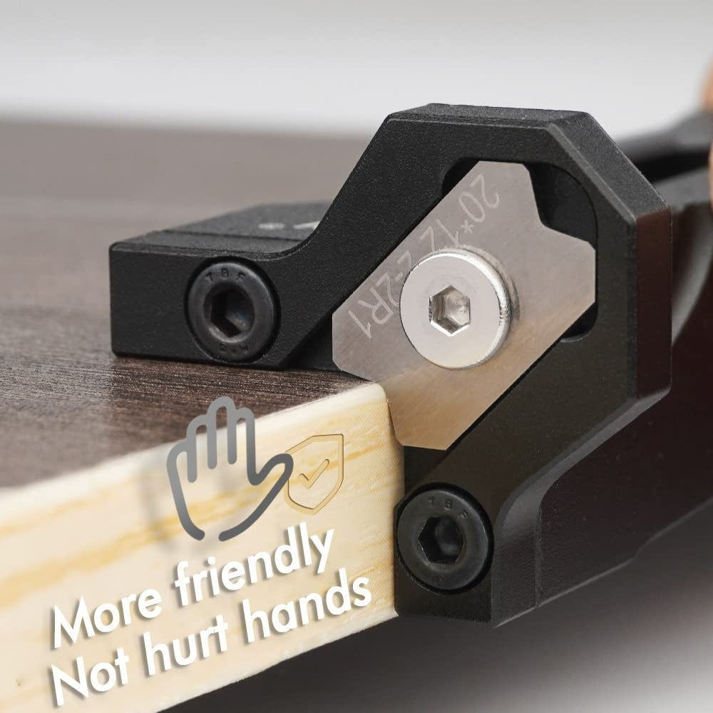 Woodworking Edge Banding Trimmer - Manual Planer Wood Chamfering Fillet Scraper Board Deburring Tool