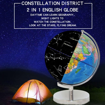 World Globe Led Constellation Map & Night Light, Educational Toy & Decor