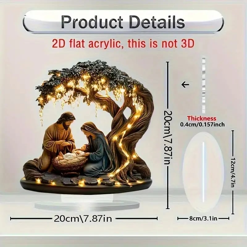 FaithLight - Luminous Nativity Scene