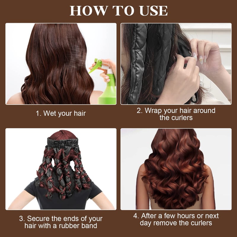 Effortless Heatless Curls