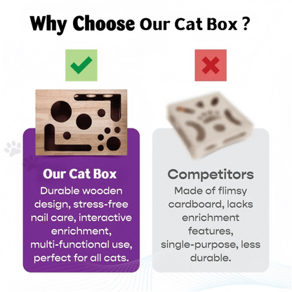 Cat Enrichment File Box | The Fun Way To Trim Claws