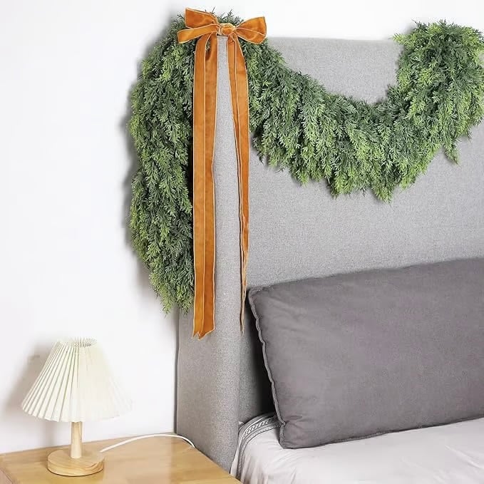 Cozy Christmas Cypress Garland
