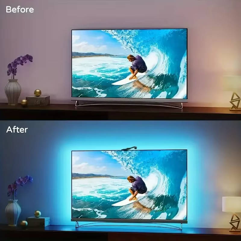 LED Strip Lights for TV Backlighting (55–75 Inch)