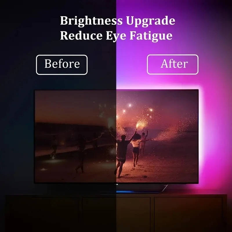 LED Strip Lights for TV Backlighting (55–75 Inch)