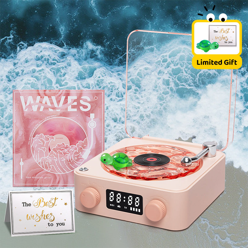Premium Waves Retro Bluetooth Vinyl Record Player Light