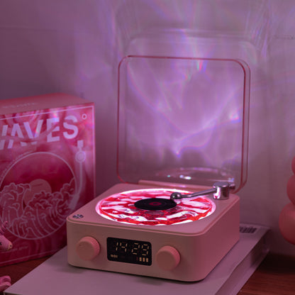 Premium Waves Retro Bluetooth Vinyl Record Player Light
