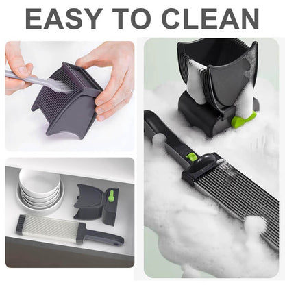 Adjustable Thickness Stainless Steel Meat Slicer – Heavy-Duty Manual Cleaver for Quick and Precise Meat Cutting