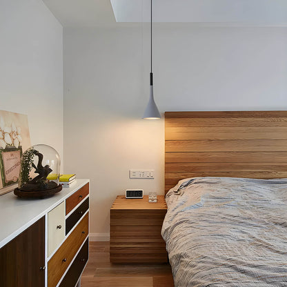 Nordic Black Pendant Light in Minimalist Cone Design