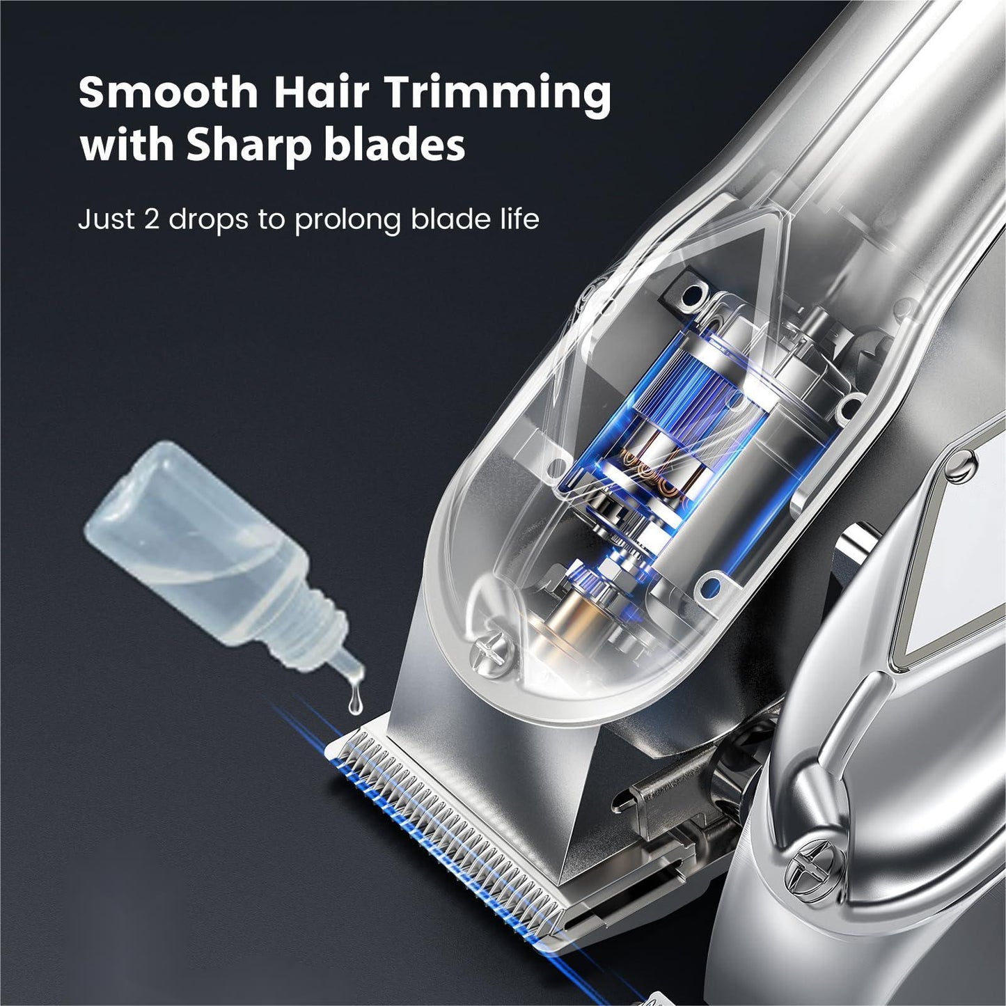 Cordless Hair Clippers Kit for Men