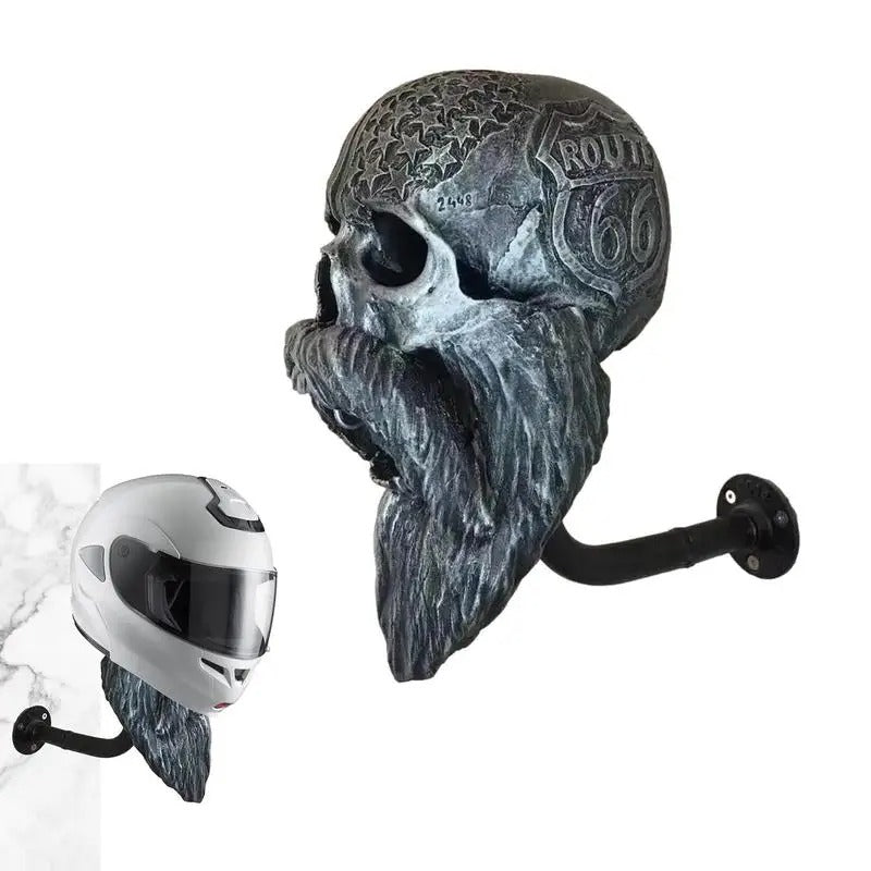 Skull Helmets Holder Wall Mount