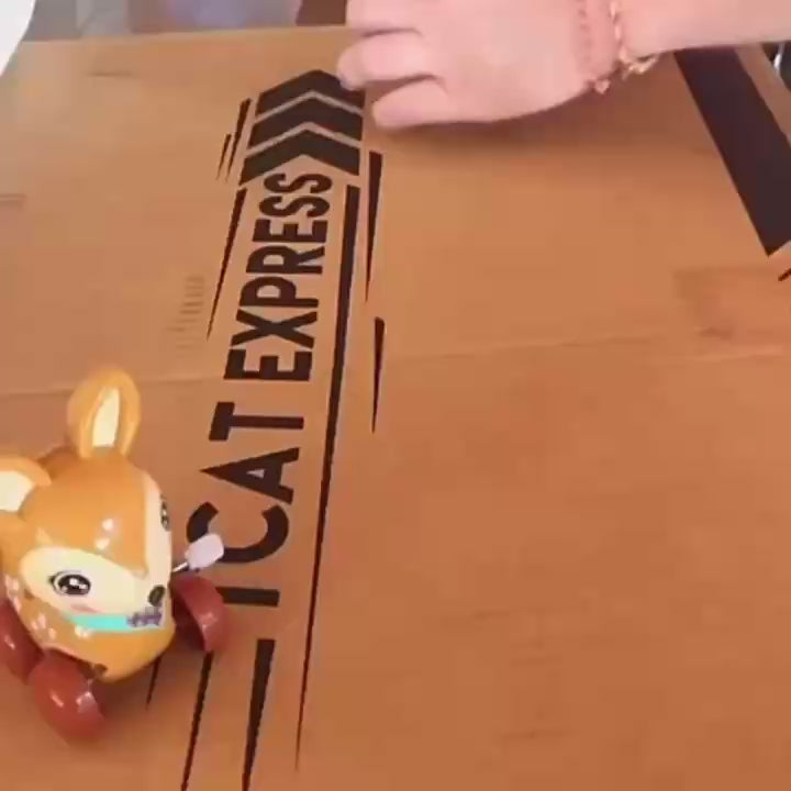 Cute Cartoon Deer Wind Up Toy – No Batteries Needed, Compact and Portable, Safe for Ages 3+