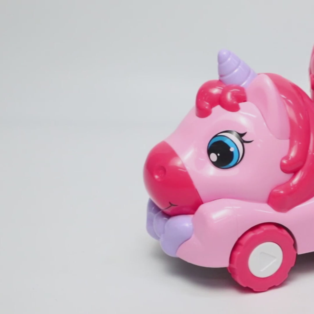 Unicorn Carrier Truck – Magical Toy Vehicle with Unicorn Figures, Safe for Ages 1+