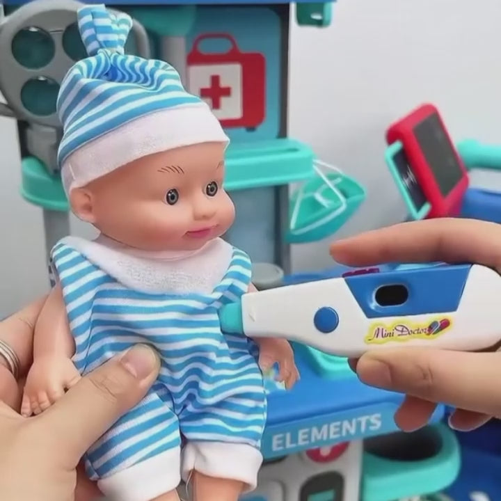 Doctor Playset – Pretend Medical Station with Lights and Realistic Features for Ages 3+