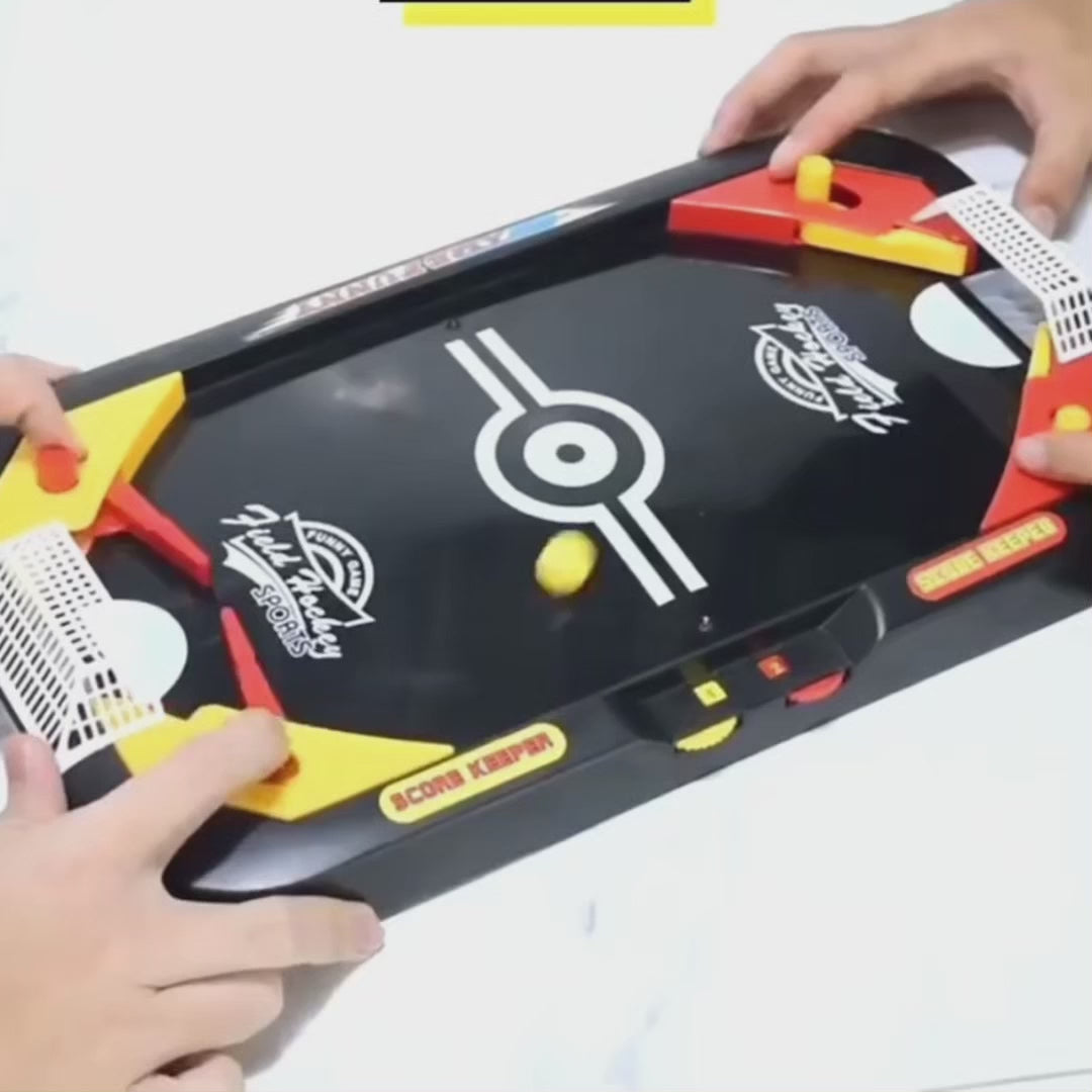 Mini Hockey Soccer with 2-in-1 Game Modes, Helps Improve Reflexes, Safe for Kids Ages 3+