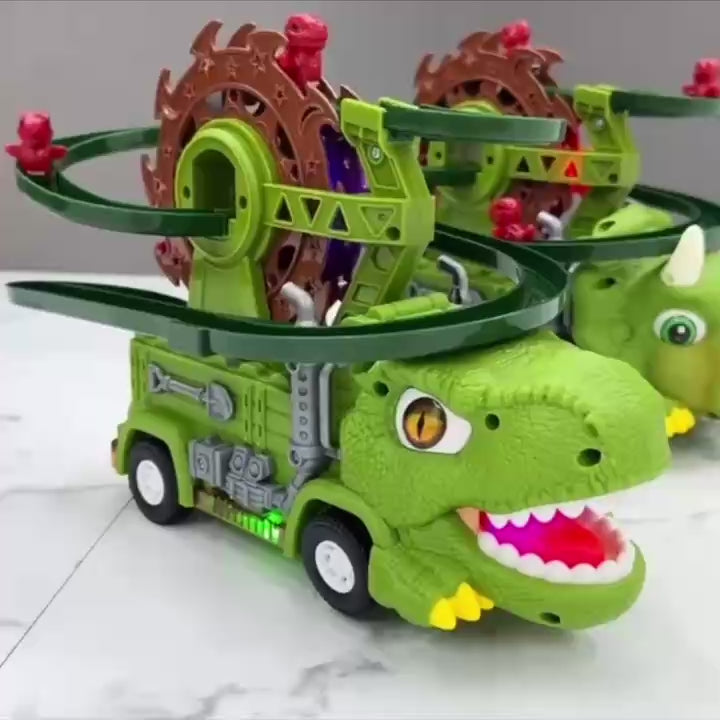 Interactive Dino Track with Lights & Sounds, Includes Baby Dinosaurs, Safe for Ages 3+