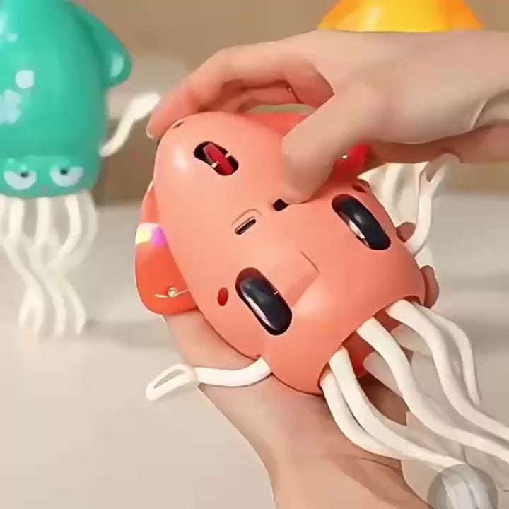 Electric Dancing Octopus Toy with Lights and Sounds, Obstacle Avoidance, Safe for Ages 3+