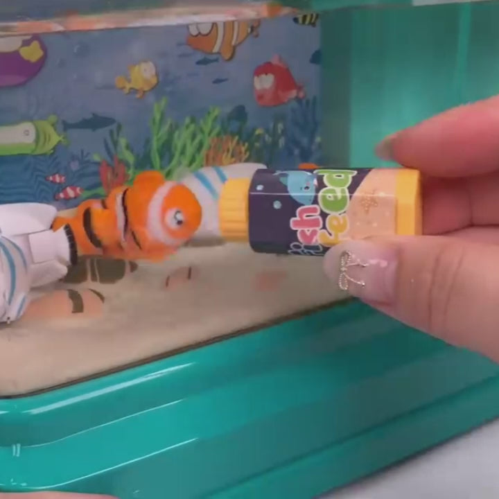 7pcs Electric Musical Aquarium Toy with Light, Fishing Game, Safe for Ages 3+