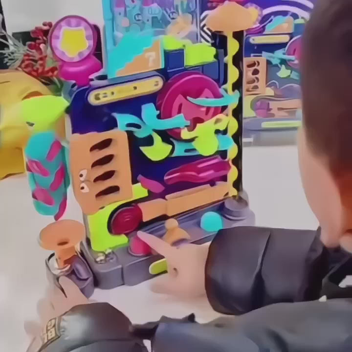 Interactive Track Game with a Multi-Layer Maze and 7 Challenging Levels, Safe Educational Toy for Ages 3+